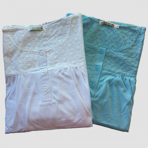 Camisón Adaptado Protector de Pañal Manga Corta
