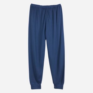 Pijama Abierto en Espalda Afelpado Navy