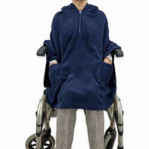 PONCHO POLAR CON CAPUCHA