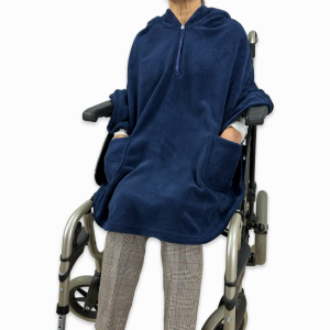 PONCHO POLAR CON CAPUCHA
