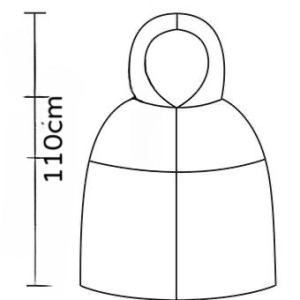 PONCHO POLAR CON CAPUCHA