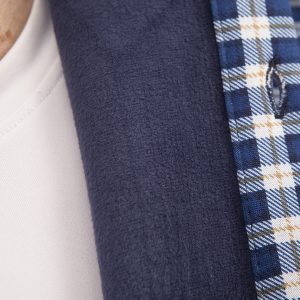 Camisa Polar Abierta en Espalda Caballero
