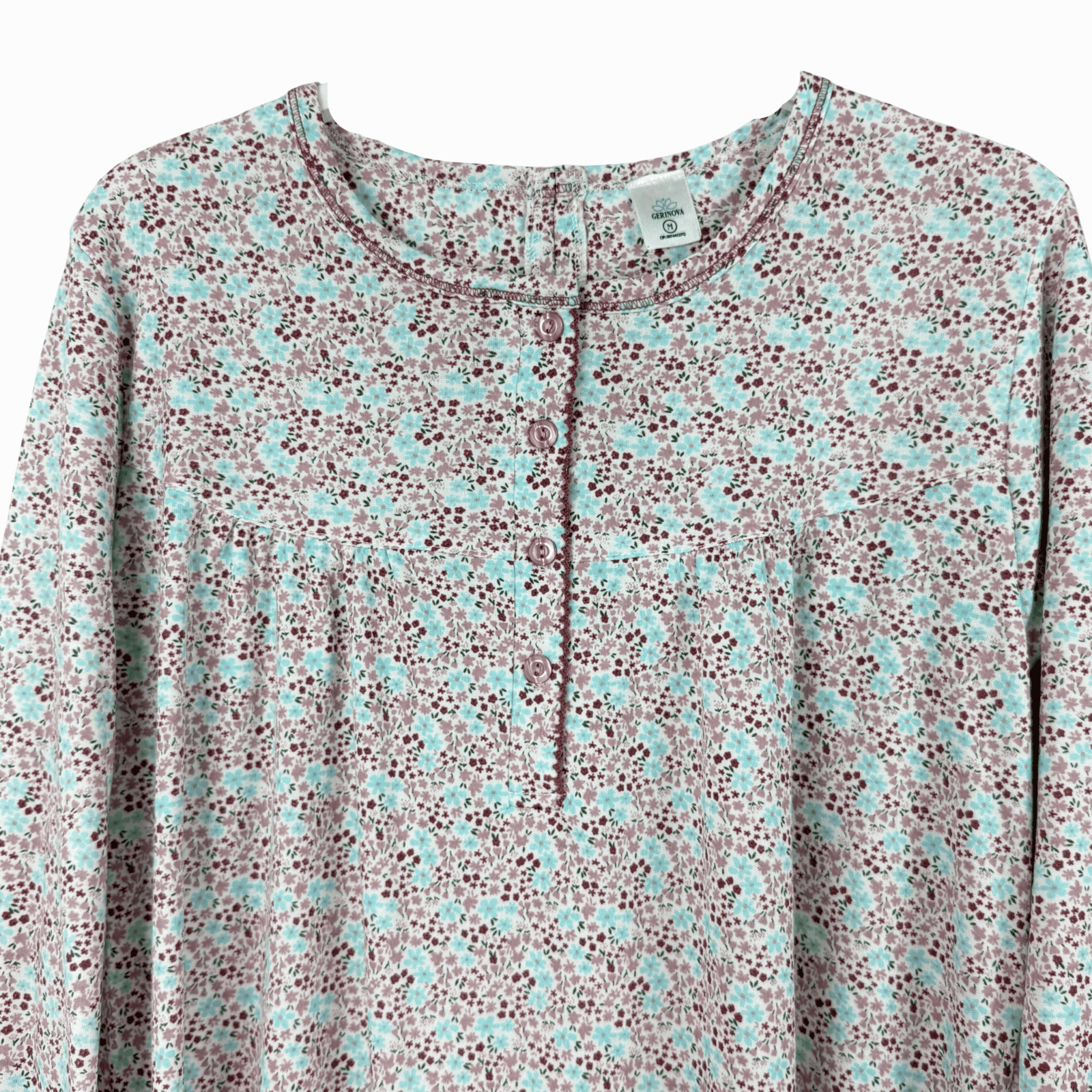 Camisón Abierto en Espalda Afelpado Violeta - Imagen 4