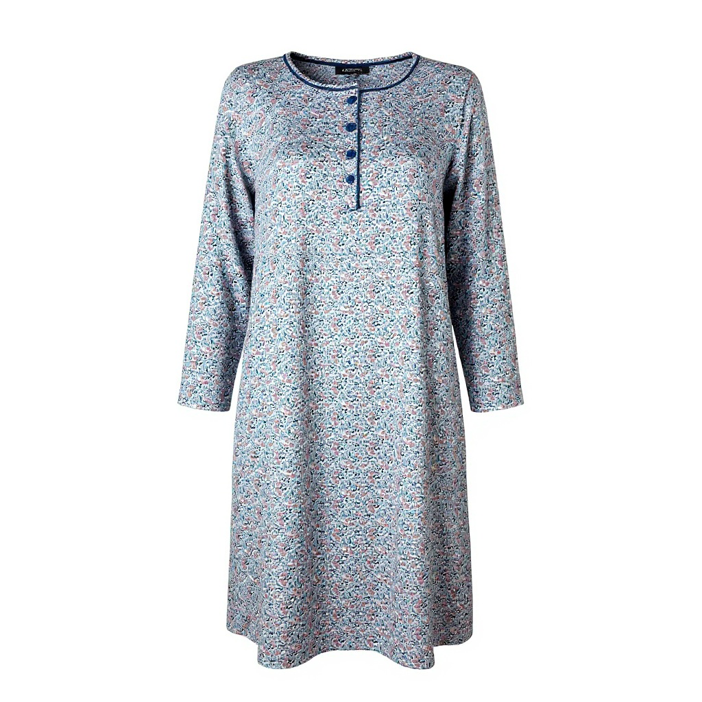 Camisón Abierto en Espalda Afelpado Violeta