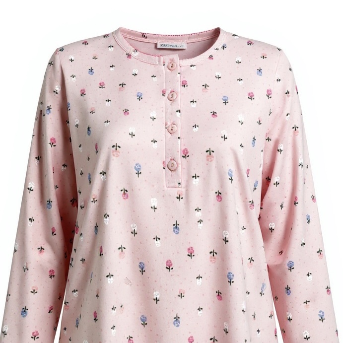 Camisón Abierto en Espalda Afelpado Elsa