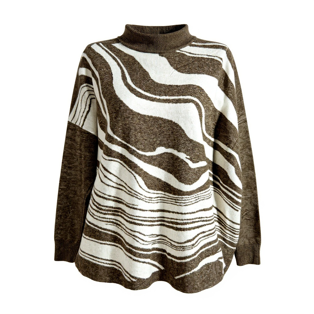 Jersey Señora Abierto en Espalda Bicolor - Imagen 6