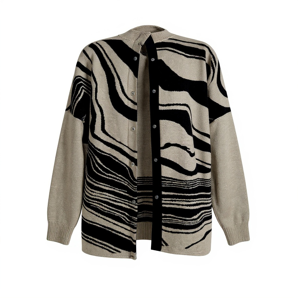 Jersey Señora Abierto en Espalda Bicolor - Imagen 3