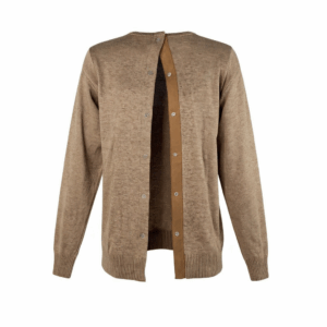 Alternative view of Jersey Señora Abierto en Espalda Liso