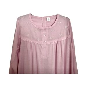 Camisón Abierto en espalda Liso Manga Larga